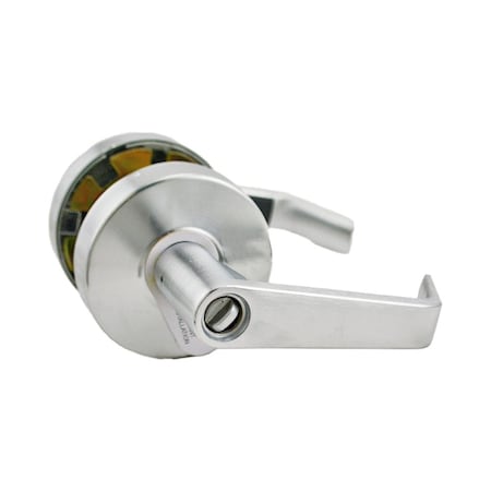 Yale Commercial Office Entry Augusta Lever Grade 2 Cylindrical Lock Less Cylinder, MCD234 Latch, and 497-114 AU4607LN626LC
